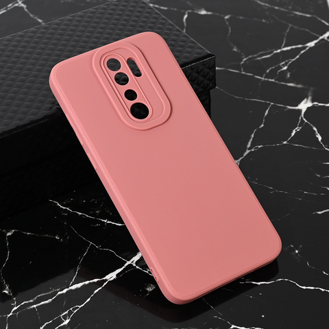 Teracell GIULIETTA silikonska futrola - Xiaomi Redmi Note 8 Pro mat tamno roze.