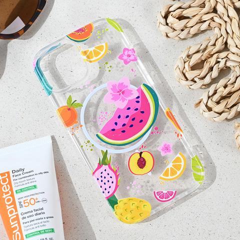 Zastitna futrola print Magsafe - iPhone 15 Summer Fruits.