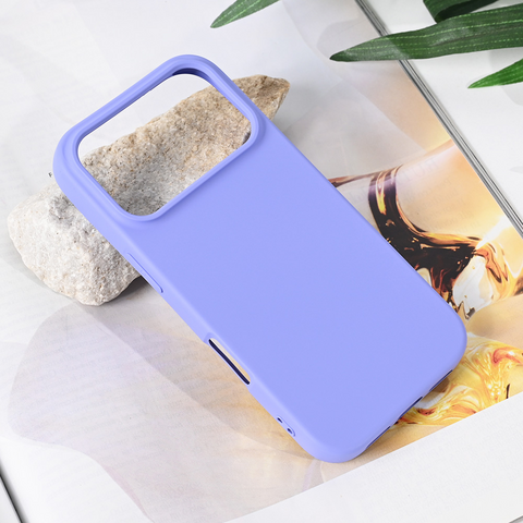 Zastitna futrola Teracell Soft Velvet - iPhone 17 Pro ljubicasta.