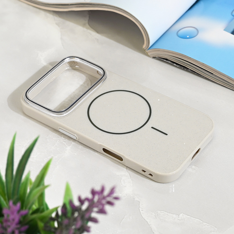 Zastitna futrola Magsafe Sparkle Dust - iPhone 17 Pro srebrna.