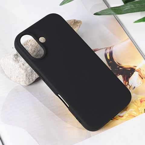 Zastitna futrola Teracell Soft Velvet - iPhone 17 crna.