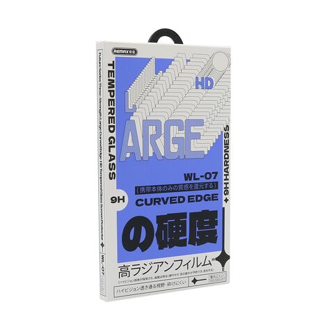 Folija za zastitu ekrana REMAX GLASS ARGE HD CURVED EDGE WL-07 - iPhone 16 Pro (6.3) (MS).