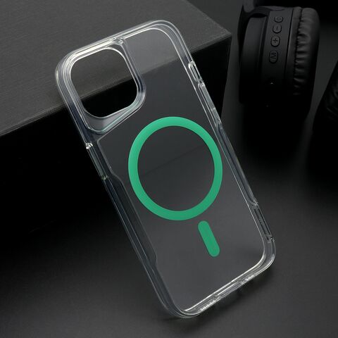 Zastitna futrola AURA MagSafe - iPhone 15 zelena (MS).