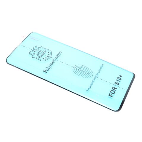 Folija za zastitu ekrana POLYMER NANO - Samsung G975F Galaxy S10 Plus crna (MS).