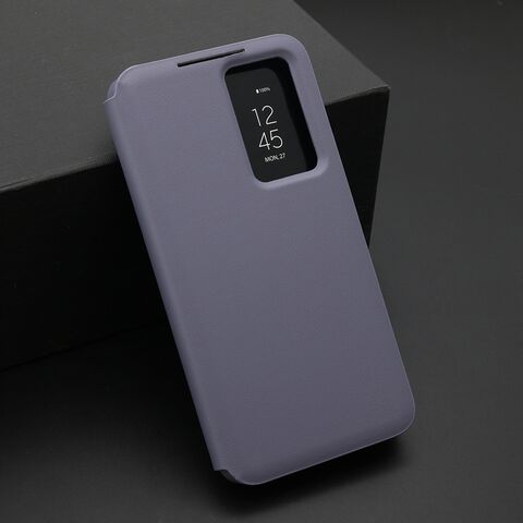 Zastitna futrola bi fold (na preklop) Smart Window - Samsung S921 Galaxy S24 5G ljubicasta (MS).