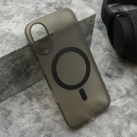 Zastitna futrola CLOUD MagSafe - iPhone 16 (6.1) crna (MS).