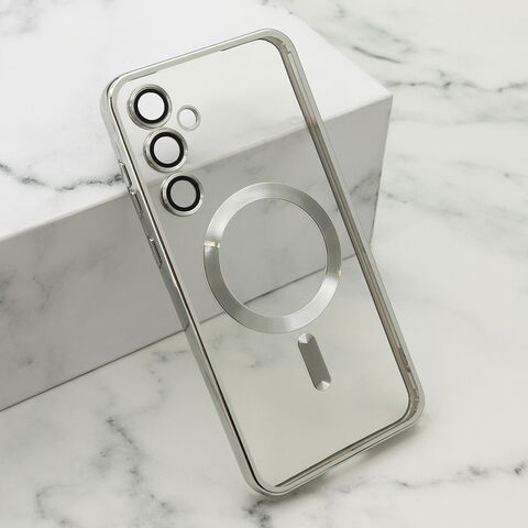 Zastitna futrola CAMERA PROTECT MagSafe - Samsung A556 Galaxy A55 5G srebrna (MS).