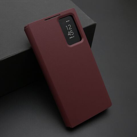 Zastitna futrola bi fold (na preklop) Smart Window - Samsung S928 Galaxy S24 Ultra 5G bordo (MS).