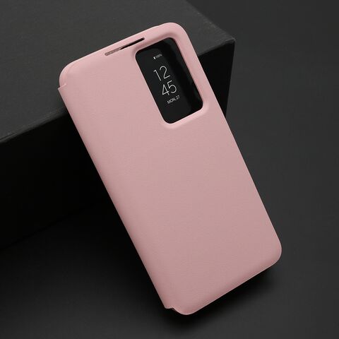 Zastitna futrola bi fold (na preklop) Smart Window - Samsung Galaxy S22 5G roze (MS).