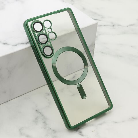 Zastitna futrola CAMERA PROTECT MAGSAFE - Samsung S938 Galaxy S25 Ultra 5G zelena (MS).