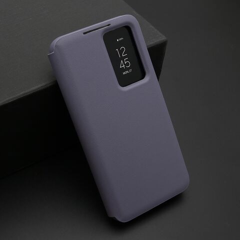 Zastitna futrola bi fold (na preklop) Smart Window - Samsung S911B Galaxy S23 5G ljubicasta (MS).