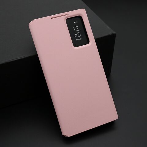 Zastitna futrola bi fold (na preklop) Smart Window - Samsung S928 Galaxy S24 Ultra 5G roze (MS).