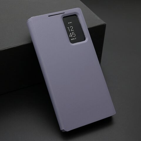 Zastitna futrola bi fold (na preklop) Smart Window - Samsung S928 Galaxy S24 Ultra 5G ljubicasta (MS).