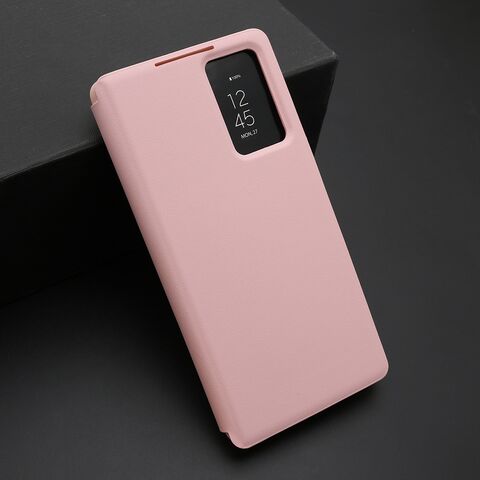 Zastitna futrola bi fold (na preklop) Smart Window - Samsung S938 Galaxy S25 Ultra 5G roze (MS).