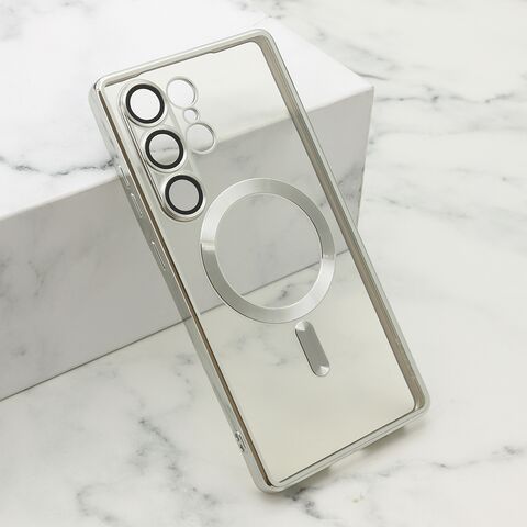 Zastitna futrola CAMERA PROTECT MAGSAFE - Samsung S938 Galaxy S25 Ultra 5G srebrna (MS).