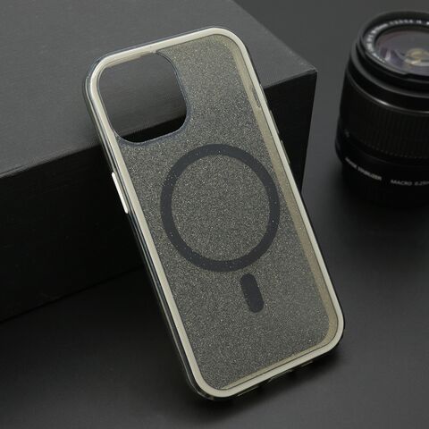 Zastitna futrola CRYSTAL MagSafe - iPhone 15 crna (MS).