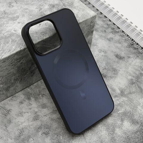 Zastitna futrola COLOR METAL MagSafe - iPhone 15 Pro Max (6.7) plava (MS).