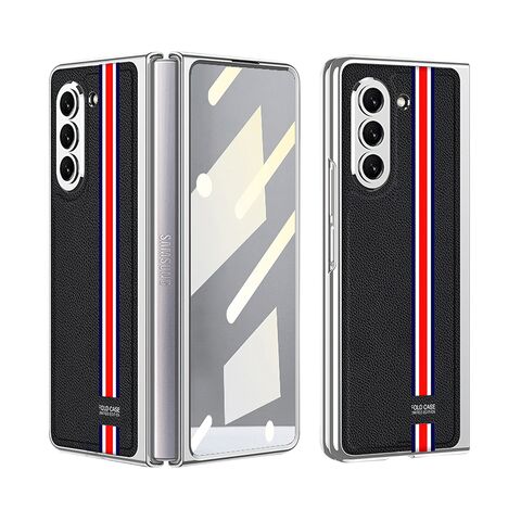 Zastitna futrola ELEGANT RED LINE - Samsung F946 Galaxy Z Fold 5 5G crna (GKK case) (MS). Zastitna futrola ELEGANT RED LINE - Samsung F946 Galaxy Z Fold 5 5G crna (GKK case) (MS).