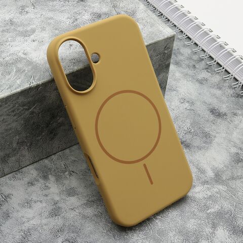 Zastitna futrola FLEX MagSafe - iPhone 16 (6.1) zlatna (MS).