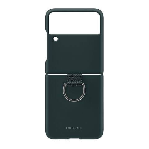 Zastitna futrola Elegant Fold design - Samsung F721B Samsung F721 Galaxy Z Flip 4 tamno zelena (MS).