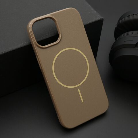 Zastitna futrola JELLY MagSafe - iPhone 15 tamno zlatna (MS).
