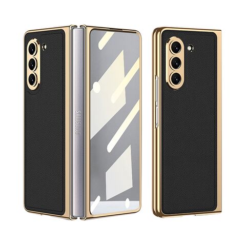 Zastitna futrola GOLD LINE - Samsung F946 Galaxy Z Fold 5 5G crna (GKK case) (MS). Zastitna futrola GOLD LINE - Samsung F946 Galaxy Z Fold 5 5G crna (GKK case) (MS).