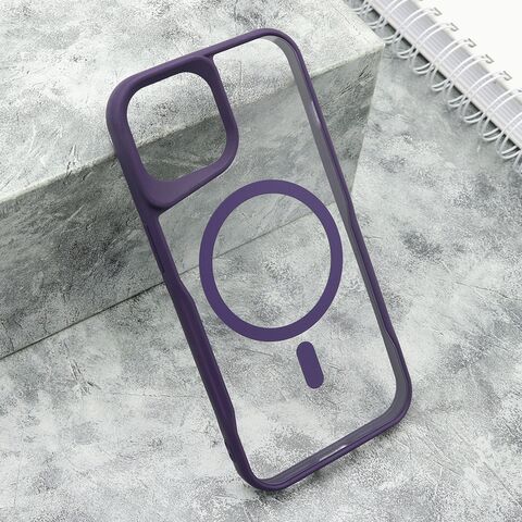 Zastitna futrola GRIP GUARD MagSafe - iPhone 15 ljubicasta (MS).