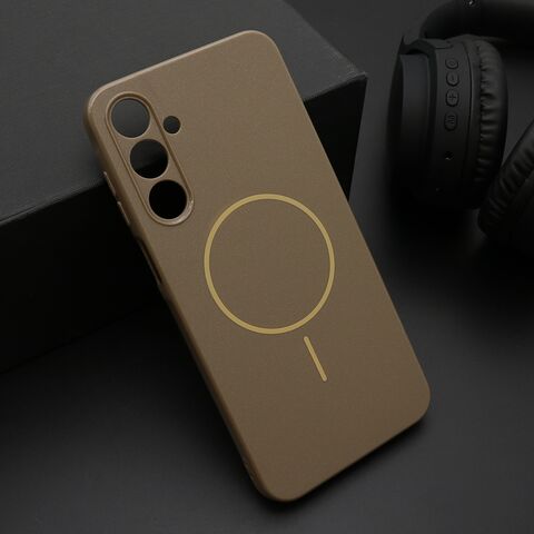 Zastitna futrola JELLY MagSafe - Samsung A166 Galaxy A16 5G tamno zlatna (MS).