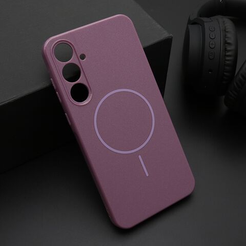 Zastitna futrola JELLY MagSafe - Samsung A556 Galaxy A55 5G ljubicasta (MS).