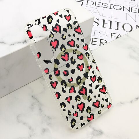 Zastitna futrola LEOPARD MagSafe - Samsung S721B Galaxy S24 FE roze (MS).