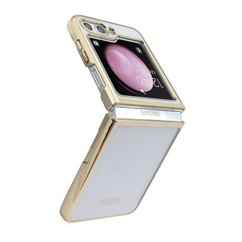 Zastitna futrola LINES - Samsung F731B Galaxy Z FLIP 5 5G zlatna (GKK case) (MS).