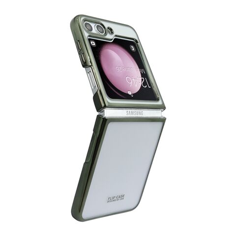 Zastitna futrola LINES - Samsung F731B Galaxy Z FLIP 5 5G zelena (GKK case) (MS).