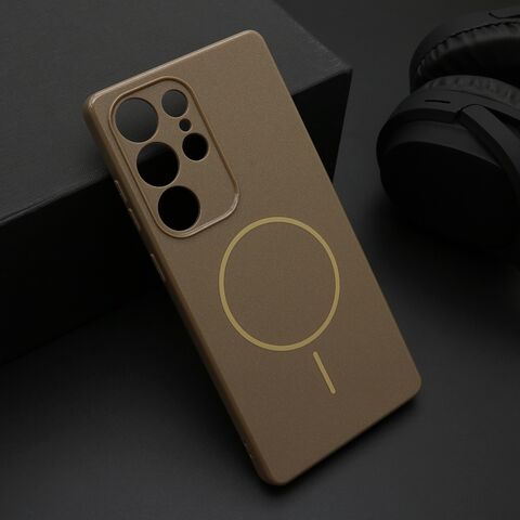 Zastitna futrola JELLY MagSafe - Samsung S938 Galaxy S25 Ultra 5G tamno zlatna (MS).