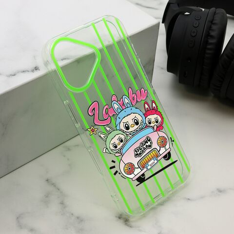 Zastitna futrola print PARTY - iPhone 16 (6.1) zelena LBB004 (MS).