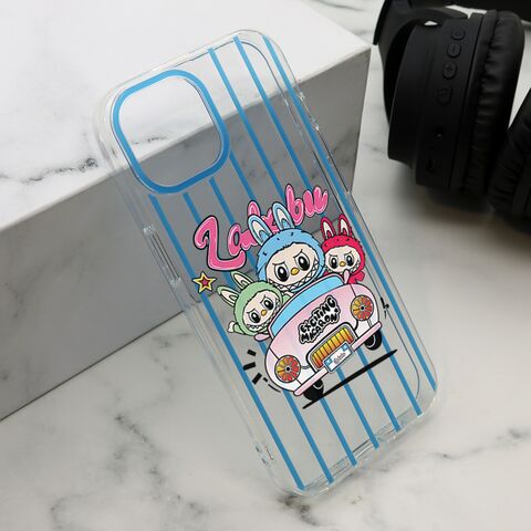 Zastitna futrola print PARTY - iPhone 15 plava LBB004 (MS).