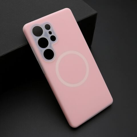 Zastitna futrola PASTEL COLOR MagSafe - Samsung S938 Galaxy S25 Ultra 5G roze (MS).