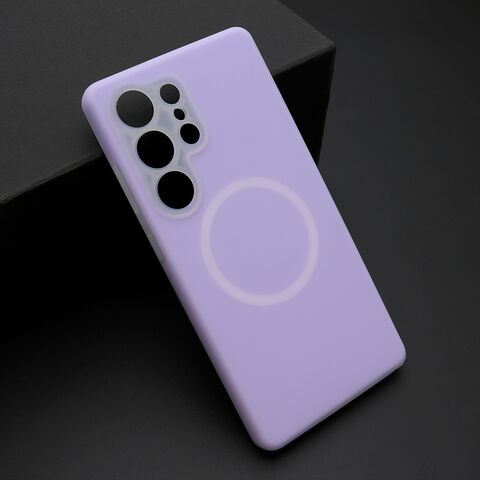 Zastitna futrola PASTEL COLOR MagSafe - Samsung S938 Galaxy S25 Ultra 5G ljubicasta (MS).