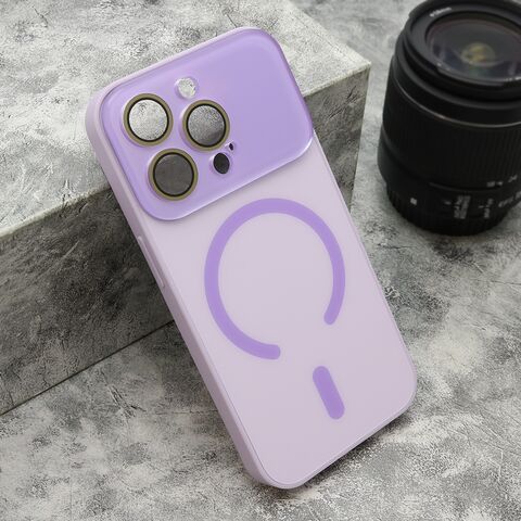 Zastitna futrola PASTELPOP MagSafe - iPhone 15 Pro (6.1) ljubicasta (MS).