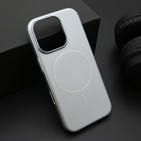 Zastitna futrola PURE mat MagSafe - iPhone 16 Pro (6.3) srebrna (MS).