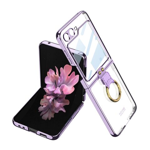 Zastitna futrola RING LINES - Samsung F741B/F761B Galaxy Z Flip 6 5G/Z Flip 7 FE 5G ljubicasta (GKK case) (MS).