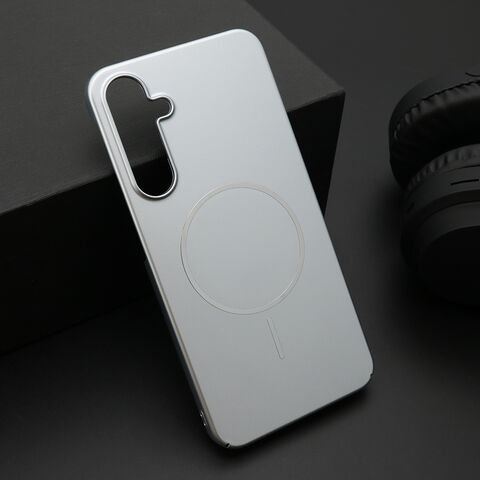 Zastitna futrola PURE mat MagSafe - Samsung A556 Galaxy A55 5G srebrna (MS).