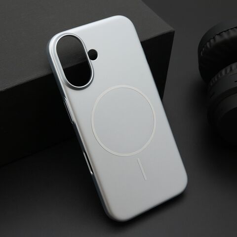 Zastitna futrola PURE mat MagSafe - iPhone 16 (6.1) srebrna (MS).