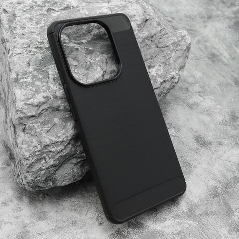 Zastitna silikonska futrola BRUSHED - Xiaomi Redmi Note 14 4G crna (MS).