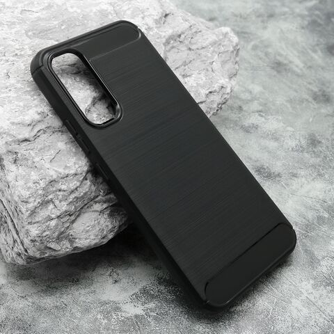 Zastitna silikonska futrola BRUSHED - Samsung A356 Galaxy A35 5G 5G crna (MS).