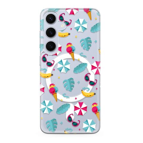 Zastitna futrola silikonska print MagSafe - Samsung S921 Galaxy S24 5G beach (MS).