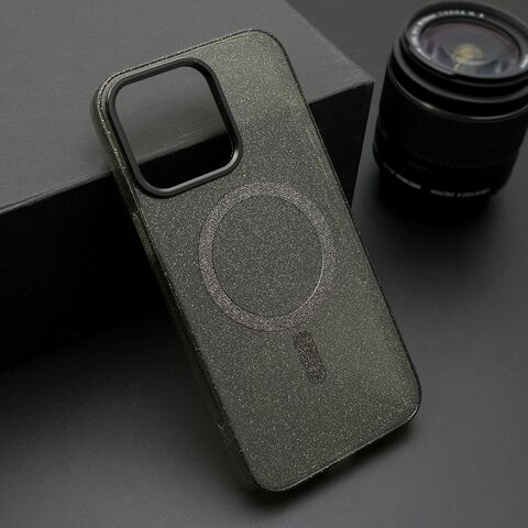 Zastitna futrola SPARKLING MagSafe - iPhone 15 Pro Max (6.7) crna (MS).