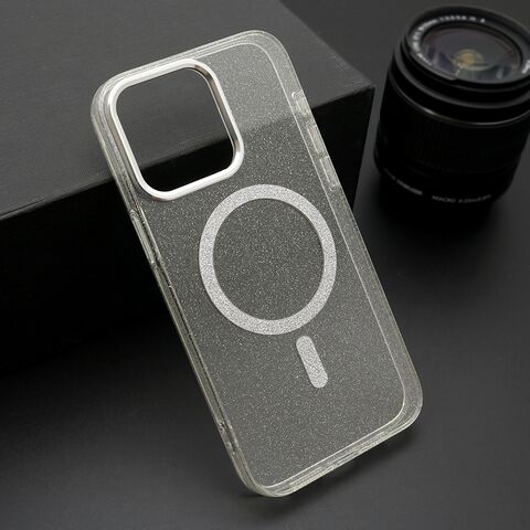 Zastitna futrola SPARKLING MagSafe - iPhone 15 Pro Max (6.7) providna (MS).