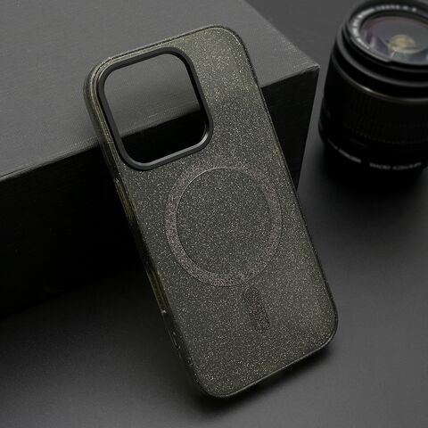 Zastitna futrola SPARKLING MagSafe - iphone 16 (6.1) crna (MS).