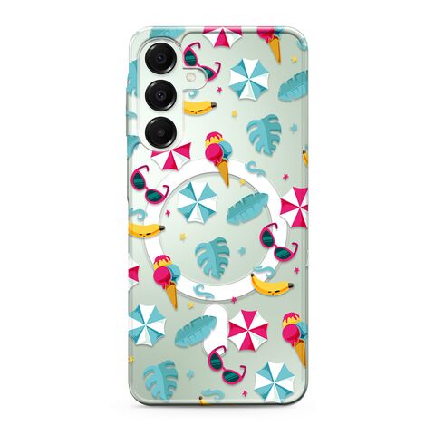 Zastitna futrola silikonska print MagSafe - Samsung A166 Galaxy A16 5G beach (MS).