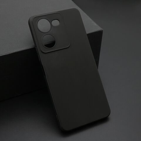 KOLOR silikonska futrola skin (ultra tanka) - Vivo Y78 crna (MS).